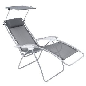 The "Serenity Reclining lounge chair with sunshade"